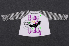 Batty for Daddy//Halloween//SVG//EPS//DXF Product Image 2