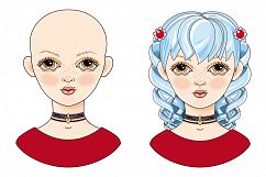 Hair KREATOR. Girl. Avatar.  Product Image 3