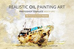 Oil Painting Art Photoshop Mock-ups Product Image 1
