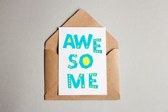 Vector alphabet, A to Z  blue letters Product Image 2