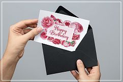 Watercolor roses and peonies Product Image 3