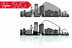 Honolulu SVG, Hawaii SVG, City Vector Skyline,  silhouette USA city, SVG, JPG, PNG, DXF, CDR, EPS, AI Product Image 1