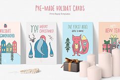 Scandi Holidays Vector Pack Product Image 6