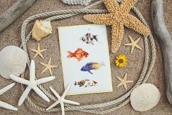 Aquarium Fishes Watercolor Clipart Product Image 2