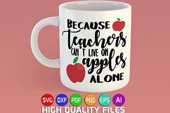Teacher print SVG - Teacher shirt design - Teacher gift - Teacher cut file - Teaching SVG - DXF - Printable Product Image 2