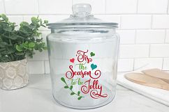 Tis the Season to be Jolly - Christmas SVG Cut File DXF PNG Product Image 9