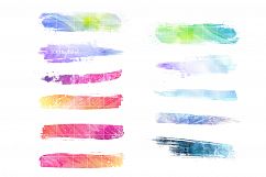 Watercolor Splotches Blob Clipart Product Image 8
