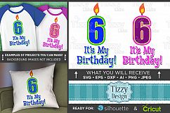 6th Birthday Svg - Its My Birthday SVG Birthday Shirt - 1033 Product Image 1