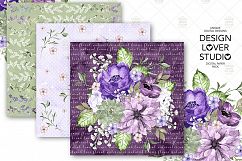 Ultra Violet digital paper pack Product Image 4