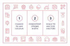 Line Icons - Mega Bundle Vol 1-4 (25% off) Product Image 20