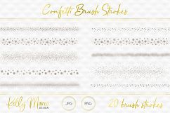 Silver Confetti Brush Strokes Product Image 2