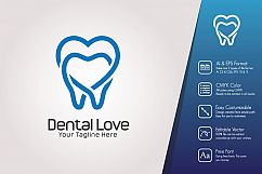 Love Dental Logo Template Product Image 1