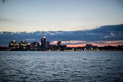 Blurred Jersey city background Product Image 1