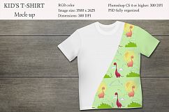Kids t-shirt mockup. Product mockup. Product Image 1