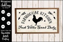 Farmhouse Kitchen Sign SVG Product Image 1