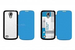 Samsung Galaxy S4 Mini PU Flip Mobile Case Design Mockup 2013 Product Image 2