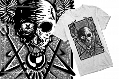 T-Shirt Designs Skull Product Image 13