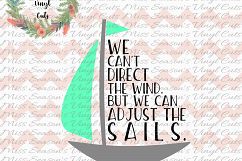 Sailboat Quote SVG  Product Image 1