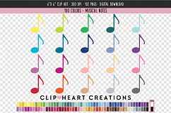Musical Notes Clip Art - 100 Clip Art Graphics Product Image 1