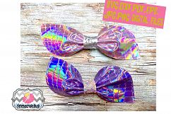 6 Styles Pinch Center Hair bow Template Bundle Product Image 3