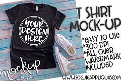 Black t shirt mock up 6504 Product Image 1