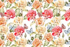 12 HandDrawn Watercolor PATTERNS Product Image 6