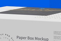Paper Box Mockup Half Side View Product Image 5