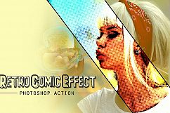 Retro Comic Photoshop Action Product Image 4