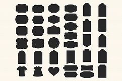 Tags, Labels and Shapes Bundle - SVG, EPS, DXF, PNG Product Image 2