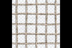12 Seamless Rope Net Overlay Transparent PNG Images Product Image 6