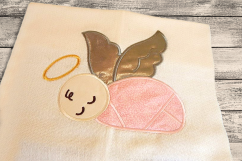 Adoption Triangle Hearts Applique Embroidery Design Product Image 2