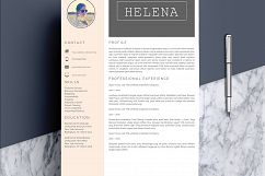 Professional Resume Template CV 4 Pages Product Image 2