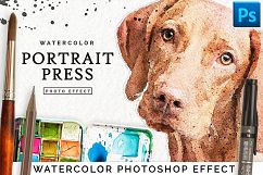 Realistic Watercolor Portrait Effect for Photoshop Product Image 1