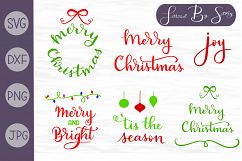 Christmas SVG bundle - volume 1 / 6 Christmas SVG designs Product Image 1