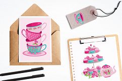 Tea Time graphics and illustrations Product Image 4