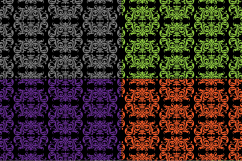 Halloween Damask Patterns Product Image 2
