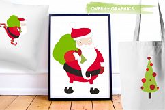 Santa Rudolf graphics and illustrations Product Image 5
