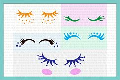 eyelashes svg, kid eyelashes svg, halloween kids svg Product Image 1