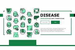 Disease Human Organ Landing Header Vector Product Image 1