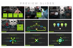Sporty Fitness Presentation Template Product Image 4
