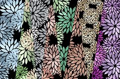 Glitter Dahlia Digital Paper Product Image 3