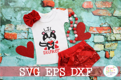Lil Stinker Valentine svg dxf eps - cutting file Product Image 1