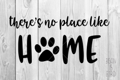 No place like home with Paw print Product Image 2