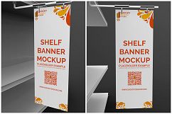 POSM Store Shelf Banner Mockup Product Image 2