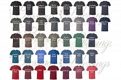 Bella Canvas 3005 Vneck Color Chart Mockup Every Color jpeg Product Image 3