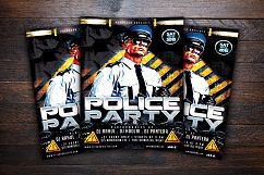 Police Party Flyer Product Image 3