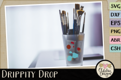 Watercolor SVG &amp; DXF, Drops Clipart, Brushes, Custom Shapes Product Image 5