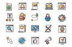 SEO and web optimization icons set Product Image 5