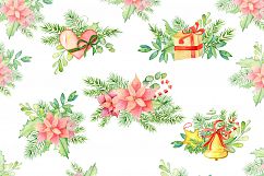 Christmas watercolor bouquets Product Image 3