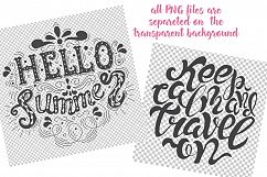 Handwritten travel &amp; summer lettering Product Image 11